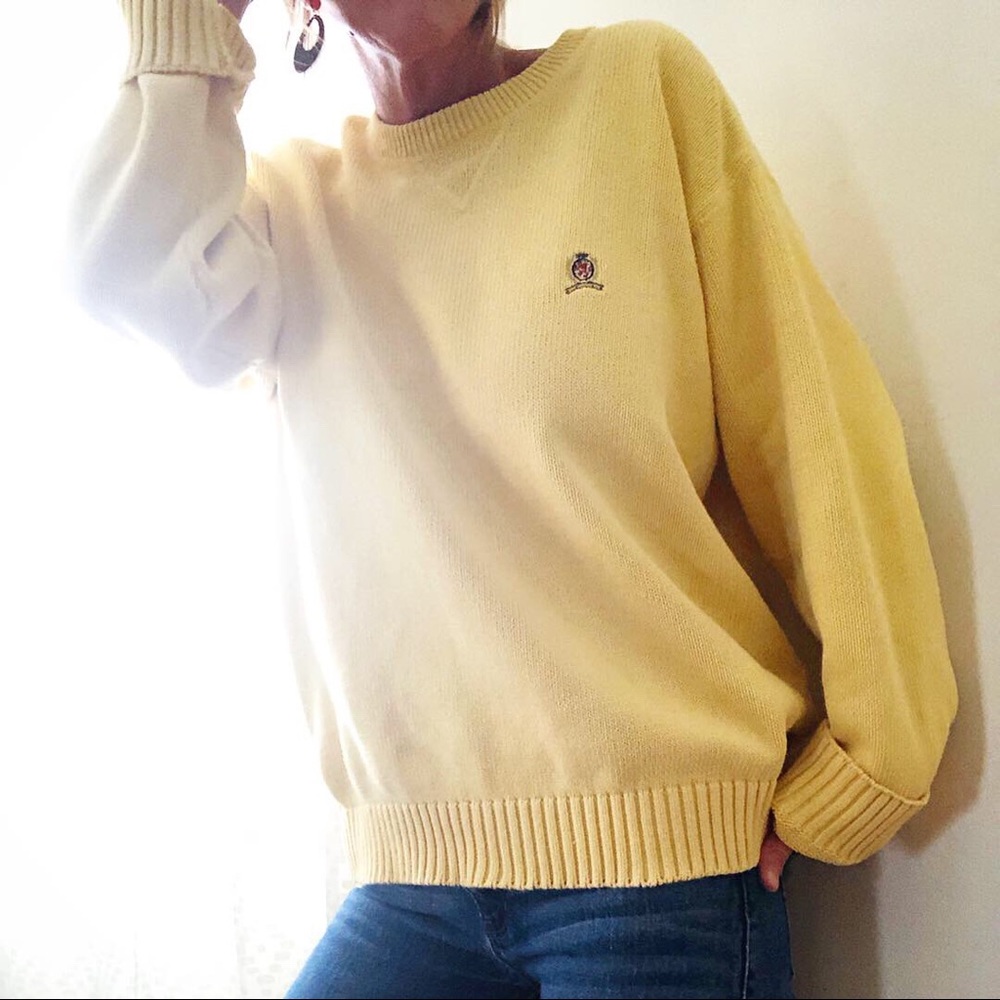 Tommy Hilfiger Cotton Crest Logo Sweater